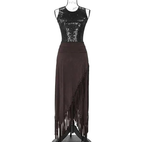T Party Fashion | Skirts | 679t Party High Waist Country Style Fringe Skirt  | Poshmark